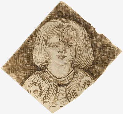 Head of a Girl by Vincent van Gogh